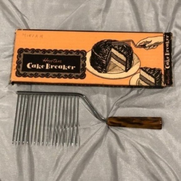 Dining Vintage Hostess Cake Breaker With Box 195s Poshmark